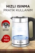 Torima TY-083-18X29A Cam Ledli Kettle 1500W 1.8L Su Isıtıcı - 4