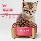 BonaCibo Kitten Tavuklu (Hamsi ve Pirinç eşliğinde) Yavru Kedi Maması 1.5 Kg - 2