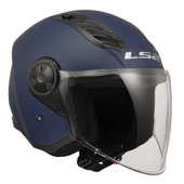 LS2 AIRFLOW 2 MAT NAVY MAVİ AÇIK MOTOR KASKI - 6