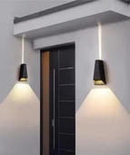 CATA CT-7063 Malta LED Bahçe Aplik Sıva Üstü Gün Işığı beyaz dış mekan aydınlatma 3200K Antrasit kasa 6W - 3