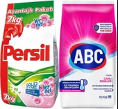 Persil Matik Toz Çamaşır Deterjanı 7KG Gülün Büyüsü (46 Yıkama) + 10KG Canlı/Renkler - 1