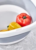 Badya Katlanır Sebze Badyası Silikon Badya Leğen Orta Boy No:1 2,7 Lt - 2