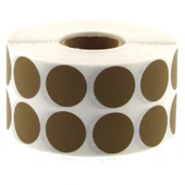 İŞARETLEME NOKTA Etiketi 20mm (2500 adt Kraf NOKTA Etiket) thumbnail 1