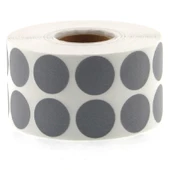 İŞARETLEME NOKTA Etiketi 20mm (2500 adt Gri NOKTA Etiket) thumbnail 1