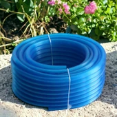 Bahçe Çeşme Su HBahçe Çeşme Su Hortumu İç Çap 1/2 Naturel Silikonlu Sulama Araç Yıkama Hortum 35 Metre - 5