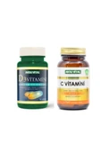 Aksu Vital Vitamin D3 60 Softjel + Vitamin C 60 Tablet 1250 mg - 1
