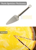 Pasta Spatulası Paslanmaz Çelik Spatula Sunum Kaşığı 27 cm - 1