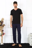 Erkek Pamuk Lacivert Tek Alt Pijama 27495 thumbnail 1