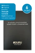 DURU OSGB İş Sağlığı ve Güvenliği Defteri Otokopili - 6 Adet - 1