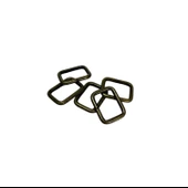 2 cm Kare Metal Halka, Çanta Sapı İçin Kare Halka 5 Adet - 2
