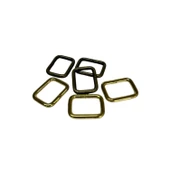 2 cm Kare Metal Halka, Çanta Sapı İçin Kare Halka 5 Adet - 1
