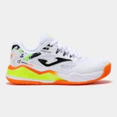 Joma Spin Erkek Beyaz Toprak - Sert Kort Tenis & Padel Ayakkabısı TSPILS2502OM - 1