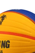 Telvesse Sarı Lacivert Basketbol Topu Grafiti Kauçuk Dayanıklı Deep Kanal Kabartmalı No:6 B66 thumbnail 6