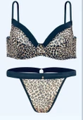 Leopar Desenli İç Giyim Takımı - 1