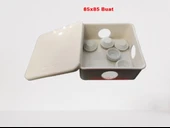 IŞILDAR Plastik Beyaz 85x85 Kare Atigron Buat Delikli + Plastik Rekorlu - 1