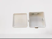 IŞILDAR Plastik Beyaz 85x85 Kare Atigron Buat Delikli + Plastik Rekorlu - 2