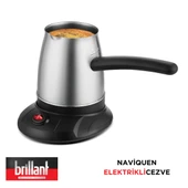 Inox Elektrikli Cezve Türk Kahve Makinesi – 6 Fincan Kapasiteli - 3