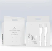 DUX DUCİS K-V Type C to Type-C PD 60W QC4.0 Hızlı Şarj Kablosu 1 Metre thumbnail 3