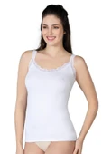 Beyaz Mı 1411 Modal Cotton Dantelli Atlet - 1