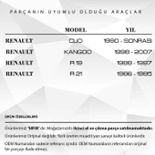 Renault R19, R21, Kangoo, Clio için Benzin Geri Dönüş Valfi - 2