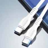 DUX DUCİS K-V Type C to Type-C PD 60W QC4.0 Hızlı Şarj Kablosu 1 Metre thumbnail 4