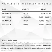 Renault R19, R21, Kangoo, Clio için Benzin Geri Dönüş Valfi - 8