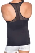 Siyah Mı E1009 Fileli Erkek Korse Atlet - 3