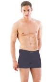 Antrasit Mı 2108 Seamless Uzun Erkek Boxer - 1