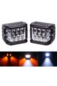 ASTRALED  2 Adet Kaput Üstü Offroad Projektör Sis Çalışma Lambası 12 Ledli 36 watt - 4