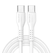 DUX DUCİS K-V Type C to Type-C PD 60W QC4.0 Hızlı Şarj Kablosu 1 Metre thumbnail 1