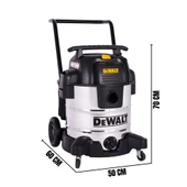 Dewalt DXV50S 1300W 50Lt Paslanmaz Islak ve Kuru Elektrikli Süpürge - 5
