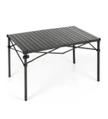 Volcano XL Katlanabilir Alüminyum Kamp Masası (120x71x71cm)–Siyah - 1