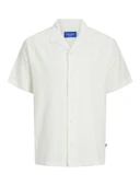 JACK JONES Erkek Kısa Kollu Pamuklu Gömlek 12255781 - 1