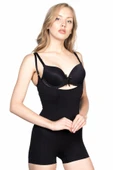 Siyah Mı 2058 Göğsü Açık Kısa Paça Boy Korse thumbnail 2