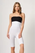 Beyaz Mı 2044 Yüksek Bel Double Uzun Paçalı Korse thumbnail 1