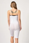 Beyaz Mı 2093 Ön Agraflı Göğsü Açık Paçalı Boy Korse thumbnail 3