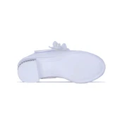 Ayakcenter 26-Herbebe Fırfırlı Beyaz 3Cm Kız Çocuk Topuklu Ayakkabı thumbnail 4