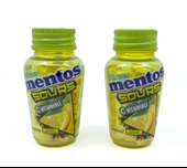 Mentos Sours Şekersiz Tatlandırıcılı C Vitaminli Limon Aromalı Tablet Şekerleme 49gr X 2 Adet - 1