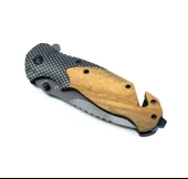 Zeytin Ağacı Kabze Flipper Kamp Çakısı - 4