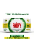 Fairy Çok Amaçlı Yüzey Temizleme Mendili 100 Yaprak | Limon Yağlı | Beyaz Sirke Karbonat - 1