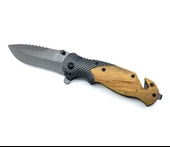Zeytin Ağacı Kabze Flipper Kamp Çakısı - 1