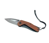 Ahşap Kabzeli Mini Cep Çakısı - Taşıma İpli - 1