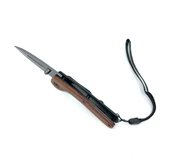Ahşap Kabzeli Mini Cep Çakısı - Taşıma İpli - 5