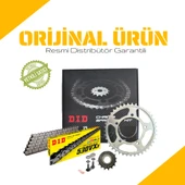 DID YAMAHA FZ6 FAZER ZİNCİR DİŞLİ SETİ (2004-2009) X-RİNGLİ ZİNCİR (ÇELİK RENK) thumbnail 1
