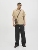 JACK JONES Erkek Kısa Kollu Pamuklu Gömlek 12255781 - 10