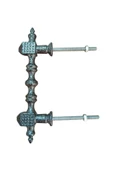 Demir Döküm Ferforje GRİ L Kapı Kolu aynalı 19 cm 1101 CN - 1