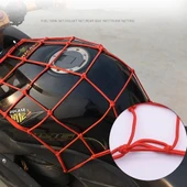 Motosiklet Kask Filesi – 6 Kanca | Kırmızı | 1 Metre Esneyebilir - 2