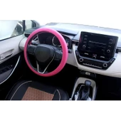 Silikon Direksiyon Kılıfı Pembe - 3