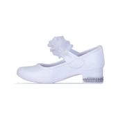 Ayakcenter 26-Herbebe Fırfırlı Beyaz 3Cm Kız Çocuk Topuklu Ayakkabı thumbnail 2