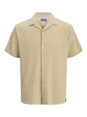 JACK JONES Erkek Kısa Kollu Pamuklu Gömlek 12255781 - 8